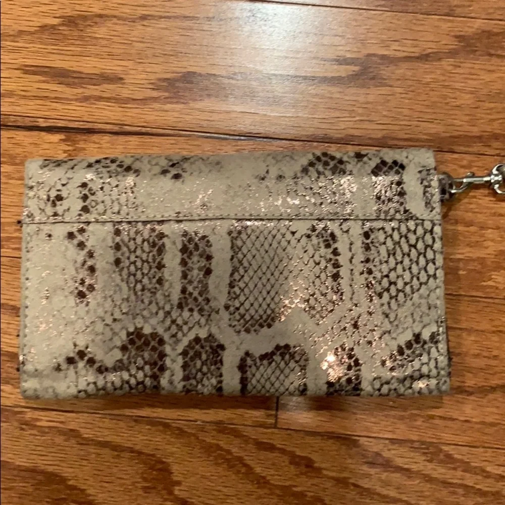 Vintage Snakeskin Wristlet Clutch